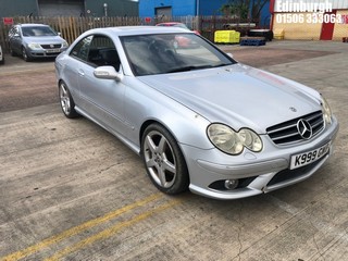 Location: Edinburgh - 2005 MERCEDES CLK350 SPORT AUTO Coupe REG: K999GWB, Keys: Yes, MOT Expiry date: 27/11/2023, 3498 Petrol, 7 Speed Auto Petrol, Former Keepers: 10