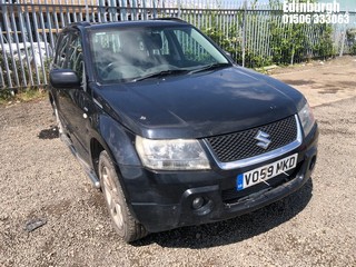 Location: Edinburgh - 2009 SUZUKI GRAND VITARA DDIS Estate REG: VO59MKD, Keys: Yes, MOT Expiry date: 18/08/2025, 1870 Diesel, 5 Speed Manual Diesel, Former Keepers: 6