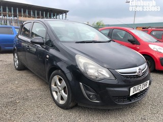 Location: Edinburgh - 2013 VAUXHALL CORSA SXI AC 5 Door Hatchback REG: DU13OVR, Keys: No, MOT Expiry date: 26/06/2025, 1229 Petrol, 5 Speed Manual Petrol, Former Keepers: 3