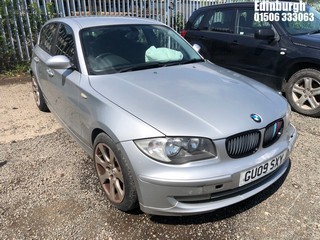 Location: Edinburgh - 2009 BMW 120I SE 5 Door Hatchback REG: GU09SXY, Keys: No, MOT Expiry date: 08/01/2025, 1995 Petrol, 6 Speed Manual Petrol, Former Keepers: 8