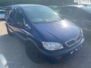 NOTE: ATF Registered Buyers ONLY - Location: North Woolwich - 2004 VAUXHALL ZAFIRA LIFE 16V AUTO MPV REG: BG54GKZ, Keys: No, 1796 Petrol, 4 Speed Auto Petrol, Former Keepers: 8