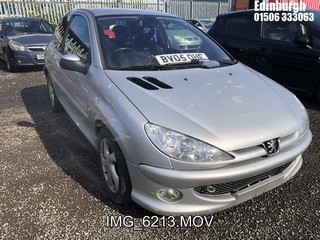 Location: Edinburgh - 2005 PEUGEOT 206 QUIKSILVER 3 Door Hatchback REG: BV05OHE, Keys: No, MOT Expiry date: 04/12/2025, 01587 Petrol, 5 Speed Manual Petrol, Former Keepers: 10