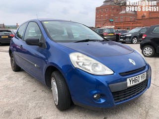 Location: Nottingham - 2010 RENAULT CLIO EXTREME 3 Door Hatchback REG: YH60YRX, Keys: No, MOT Expiry date: 31/08/2025, 1149 Petrol, 5 Speed Manual Petrol, Former Keepers: 6