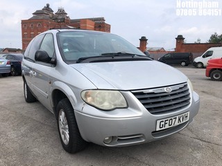Location: Nottingham - 2007 CHRYSLER GR-VOYAGER SIGNATURE CRDA MPV REG: GF07KVH, Keys: No, MOT Expiry date: 07/04/2025, 2776 Diesel, 4 Speed Auto Diesel, Former Keepers: 11