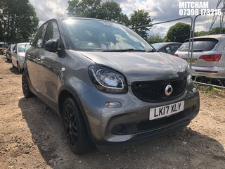 Location: Mitcham - 2017 SMART  FORFOUR PRIME SPORT PREM 5 Door Hatchback REG: LK17XLY, Keys: No, MOT Expiry date: 09/07/2024, 898 Petrol, 6 Speed Auto Petrol, Former Keepers: 3