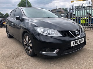 Location: Mitcham - 2015 NISSAN PULSAR TEKNA DCI 5 Door Hatchback REG: WA15YOP, Keys: No, MOT Expiry date: 26/02/2025, 1461 Diesel, 6 Speed Manual Diesel, Former Keepers: 9