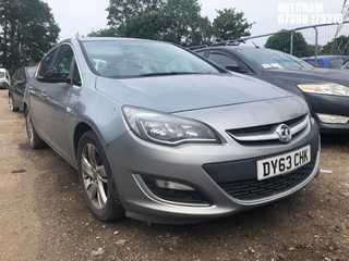 Location: Mitcham - 2013 VAUXHALL ASTRA SRI CDTI ECOFLEX S/ 5 Door Hatchback REG: DY63CHK, Keys: No, MOT Expiry date: 28/02/2025, 1956 Diesel, 6 Speed Manual Diesel, Former Keepers: 5