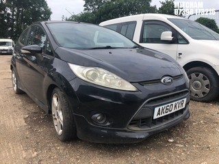 Location: Mitcham - 2010 FORD FIESTA ZETEC S TDCI 3 Door Hatchback REG: AK60KVR, Keys: No, MOT Expiry date: 06/02/2024, 1560 Diesel, 5 Speed Manual Diesel, Former Keepers: 4