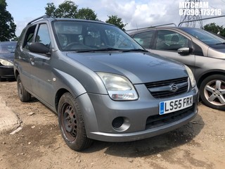 Location: Mitcham - 2005 SUZUKI IGNIS GL 5 Door Hatchback REG: LS55FRX, Keys: No, MOT Expiry date: 10/10/2024, 1328 Petrol, 5 Speed Manual Petrol, Former Keepers: 4