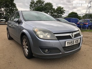 Location: Mitcham - 2005 VAUXHALL ASTRA ELITE CDTI 120 5 Door Hatchback REG: YH55VDE, Keys: No, MOT Expiry date: 28/12/2024, 1910 Diesel, 6 Speed Manual Diesel, Former Keepers: 7