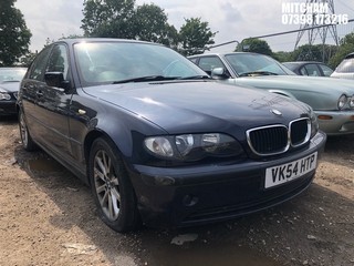 Location: Mitcham - 2004 BMW 318I ES 4 Door Saloon REG: VK54HTP, Keys: No, MOT Expiry date: 29/10/2024, 1995 Petrol, 5 Speed Manual Petrol, Former Keepers: 5