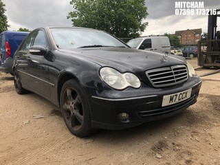 Location: Mitcham - 2004 MERCEDES C180 KOMP. AVANTGARDE SE 4 Door Saloon REG: M7CCX, Keys: No, MOT Expiry date: 07/03/2024, 1769 Petrol, 6 Speed Manual Petrol, Former Keepers: 6