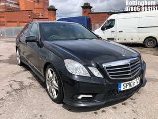 Location: Nottingham - 2010 MERCEDES-BENZ E250 BLUEEF-CY SPORT CDI 4 DOOR SALOON REG: SP10HTZ, 2143cc DIESEL, 6 SPEED MANUAL DIESEL, Former Keepers: 5, Keys: Yes, MOT Expiry date: 07/07/2025