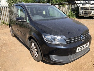 Location: Peterborough - 2014 VOLKSWAGEN TOURAN SE BLUE TECH TDI MPV REG: WG64HPP, Keys: No, MOT Expiry date: 05/11/2025, 01598 Diesel, 6 Speed Manual Diesel, Former Keepers: 3