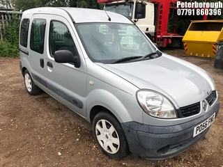 Location: Peterborough - 2006 RENAULT KANGOO AUTHENTIQUE A MPV REG: PO56FMG, Keys: No, MOT Expiry date: 05/02/2026, 1598 Petrol, 4 Speed Auto Petrol, Former Keepers: 6