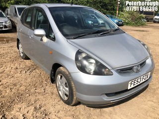 Location: Peterborough - 2003 HONDA JAZZ SE 5 Door Hatchback REG: FE53FZA, Keys: No, MOT Expiry date: 23/10/2023, 1339 Petrol, 5 Speed Manual Petrol, Former Keepers: 3