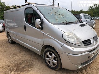 Location: Peterborough - 2012 RENAULT TRAFIC LL29 SPORT DCI Panel Van REG: GJ12KOB, Keys: No, MOT Expiry date: 15/07/2025, 1996 Diesel, 6 Speed Manual Diesel, Former Keepers: 6