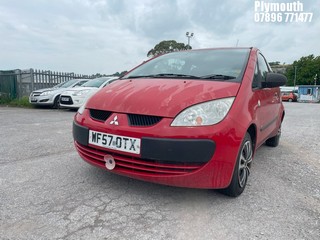 Location: Plymouth - 2007 MITSUBISHI COLT CZI 3 Door Hatchback REG: WF57OTX, Keys: No, MOT Expiry date: 20/12/2024, 1124 Petrol, 5 Speed Manual Petrol, Former Keepers: 5