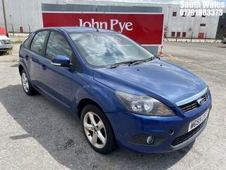 Location: South Wales - 2009 FORD FOCUS ZETEC 100 AUTO 5 Door Hatchback REG: WG59CKF, Keys: No, MOT Expiry date: 02/01/2025, 1596 Petrol, 4 Speed Auto Petrol, Former Keepers: 3