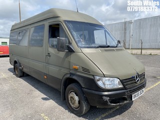 Location: South Wales - 2005 MERCEDES SPRINTER 411 CDI Minibus REG: RX55BZN, Keys: No, MOT Expiry date: 16/01/2024, 2148 Diesel, Na Diesel, Former Keepers: 4