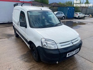 Location: Hull - 2008 CITROEN BERLINGO 600 HDI X 75 Car Derived Van REG: MT57XXG, Keys: No, MOT Expiry date: 04/10/2024, 01598 Diesel, 5 Speed Manual Diesel, Former Keepers: 6