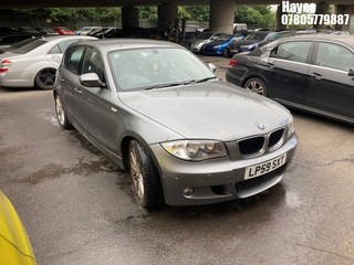 Location:  Hayes - 2009 BMW 116I M SPORT 5 Door Hatchback REG: LP59SXT, Keys: No, MOT Expiry date: 08/03/2025, 1995 Petrol, 6 Speed Manual Petrol, Former Keepers: 1