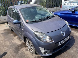 Location:  Hayes - 2008 RENAULT TWINGO EXTREME 60 3 Door Hatchback REG: SL58VSM, Keys: No, MOT Expiry date: 22/12/2024, 1149 Petrol, 5 Speed Manual Petrol, Former Keepers: 1