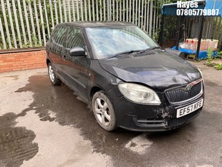 Location:  Hayes - 2007 SKODA FABIA 2 HTP 70 5 Door Hatchback REG: EF57KFE, Keys: No, MOT Expiry date: 09/01/2025, 1198 Petrol, 5 Speed Manual Petrol, Former Keepers: 7