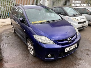 Location:  Hayes - 2007 MAZDA 5 FURANO MPV REG: GL07OAB, Keys: No, MOT Expiry date: 26/06/2025, 1999 Petrol, 5 Speed Manual Petrol, Former Keepers: 5