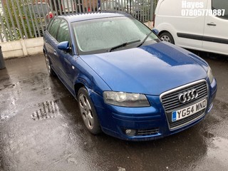 Location:  Hayes - 2004 AUDI A3 SPORT FSI 5 Door Hatchback REG: YG54WND, Keys: No, MOT Expiry date: 20/07/2025, 1984 Petrol, 6 Speed Manual Petrol, Former Keepers: 6