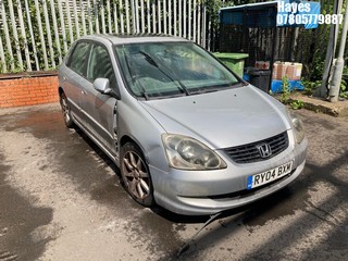 Location:  Hayes - 2004 HONDA CIVIC SE EXECUTIVE 5 Door Hatchback REG: RY04BXM, Keys: No, MOT Expiry date: 05/12/2024, 01590 Petrol, 5 Speed Manual Petrol, Former Keepers: 6