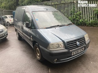 Location:  Hayes - 2006 FIAT SCUDO SX DYNAMIC JTD Panel Van REG: EX06RZM, Keys: No, MOT Expiry date: 24/10/2024, 1997 Diesel, 5 Speed Manual Diesel, Former Keepers: 4