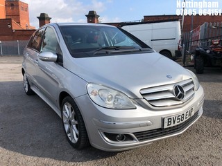 Location: Nottingham - 2008 MERCEDES B180 CDI SE CVT MPV REG: BV58EAP, 1992cc DIESEL, VARIABLE 1 SPEED AUTO DIESEL, Former Keepers: 4, Keys: Yes, MOT Expiry date: 09/10/2024