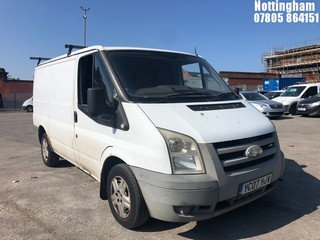 Location: Nottingham - 2007 FORD TRANSIT 85 T28OS FWD PANEL VAN REG: YC07YJV, 2198cc DIESEL, 5 SPEED MANUAL DIESEL, Former Keepers: 1, Keys: Yes, MOT Expiry date: 14/09/2025