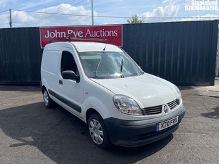 Location: Stapleford - 2007 RENAULT KANGOO SL17 DCI 70 Car Derived Van REG: K70FRN, Keys: No, MOT Expiry date: 03/06/2025, 1461 Diesel, 5 Speed Manual Diesel, Former Keepers: 6