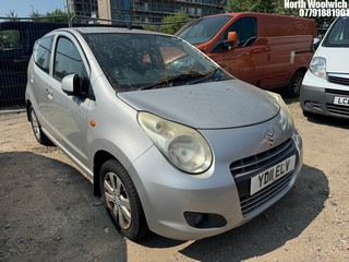 Location: North Woolwich - 2011 SUZUKI ALTO SZ4 5 Door Hatchback REG: YD11ELV, Keys: No, MOT Expiry date: 09/04/2025, 996 Petrol, 5 Speed Manual Petrol, Former Keepers: 7