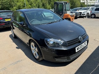Location: North Woolwich - 2009 VOLKSWAGEN GOLF S 3 Door Hatchback REG: MK59LPC, Keys: No, MOT Expiry date: 19/09/2025, 1390 Petrol, 5 Speed Manual Petrol, Former Keepers: 9