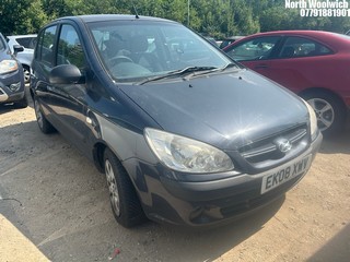 Location: North Woolwich - 2008 HYUNDAI GETZ GSI 5 Door Hatchback REG: EK08XWV, Keys: No, MOT Expiry date: 04/03/2025, 1399 Petrol, 5 Speed Manual Petrol, Former Keepers: 4