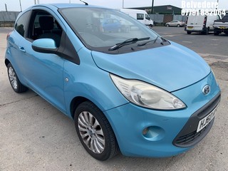 Location: Belvedere - 2010 FORD KA ZETEC 3 DOOR HATCHBACK REG: HJ60KFU, 1242cc PETROL, 5 SPEED MANUAL PETROL, Former Keepers: 2, Keys: Yes, MOT Expiry date: 16.09.2025