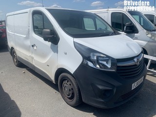 Location: Belvedere - 2018 VAUXHALL VIVARO 2900 BITURBO CDTI Panel Van REG: FJ18WVB, Keys: No, MOT Expiry date: 05/11/2025, 1598 Diesel, 6 Speed Manual Diesel, Former Keepers: 4