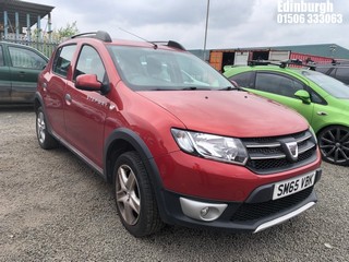 Location: Edinburgh - 2015 DACIA  SANDERO STEPWAY LAUREATE 5 Door Hatchback REG: SM65VBK, Keys: No, MOT Expiry date: 05/10/2024, 1461 Diesel, 5 Speed Manual Diesel, Former Keepers: 2