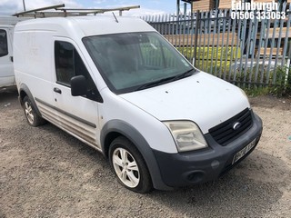 Location: Edinburgh - 2010 FORD TRAN CONNECT 90 T230 Panel Van REG: BT10XXN, Keys: No, MOT Expiry date: 21/02/2025, 1753 Diesel, 5 Speed Manual Diesel, Former Keepers: 5