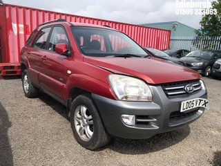 Location: Edinburgh - 2005 KIA SPORTAGE XE CRDI 5 Door Hatchback REG: LD05VTX, Keys: No, MOT Expiry date: 31/10/2022, 1991 Diesel, 5 Speed Manual Diesel, Former Keepers: 4