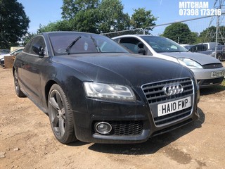 Location: Mitcham - 2010 AUDI A5 SLINE SP ED TFSI Q A Coupe REG: HA10FWP, Keys: No, MOT Expiry date: 19/06/2025, 1984 Petrol, Variable Speed Auto Petrol, Former Keepers: 6