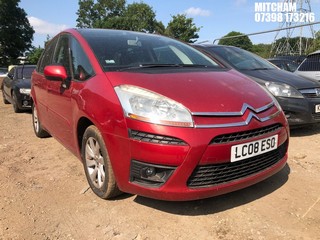 Location: Mitcham - 2008 CITROEN C4 PICASSO 5 VTR+ S-A MPV REG: LC08ESO, Keys: No, MOT Expiry date: 15/09/2025, 1997 Petrol, 6 Speed Auto Petrol, Former Keepers: 6