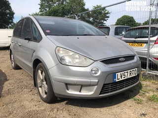 Location: Mitcham - 2008 FORD S-MAX TITANIUM TDCI 6G MPV REG: LV57RTO, Keys: No, MOT Expiry date: 10/03/2025, 1997 Diesel, 6 Speed Manual Diesel, Former Keepers: 2