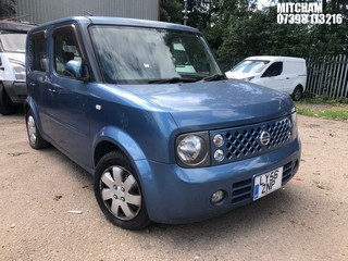 Location: Mitcham - 2006 NISSAN CUBE Estate REG: LY56ZNP, Keys: No, MOT Expiry date: 26/08/2024, 1490 Petrol, Automatic, Former Keepers: 6