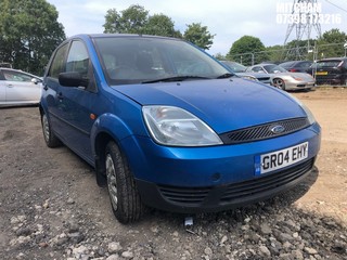 Location: Mitcham - 2004 FORD FIESTA LX 5 Door Hatchback REG: GR04EHY, Keys: No, MOT Expiry date: 12/08/2025, 1242 Petrol, 5 Speed Manual Petrol, Former Keepers: 4