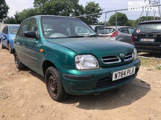 Location: Mitcham - 2000 NISSAN MICRA PROFILE 16V AUTO 5 Door Hatchback REG: W784PLA, Keys: No, MOT Expiry date: 19/01/2026, 998 Petrol, Variable Speed Auto Petrol, Former Keepers: 8