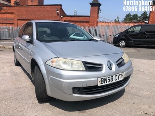 Location: Nottingham - 2009 RENAULT MEGANE DYNAMIQUE DCI 3 Door Hatchback REG: BN58CYT, Keys: No, MOT Expiry date: 02/02/2026, 1461 Diesel, 5 Speed Manual Diesel, Former Keepers: 5